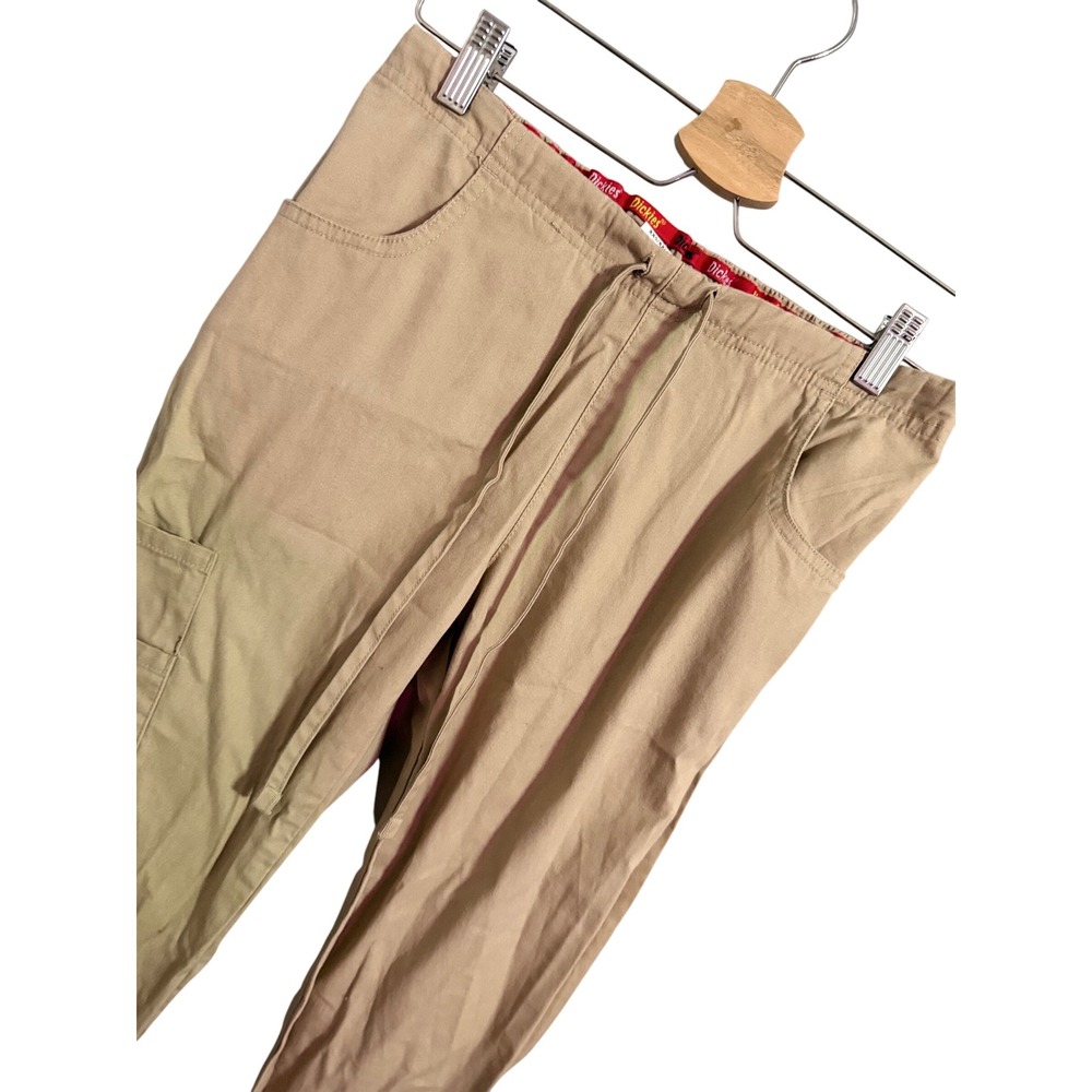 Dickies Women's‎ Khaki Cargo Scrub Pants XXS/XXCH/TTP Casual Workwear